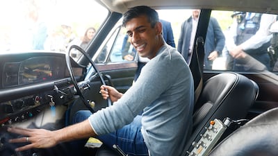 In a Special Branch police vehicle used to transport former Prime Minister, Margaret Thatcher, in Bexley. Getty Images