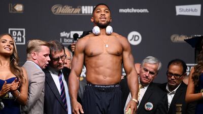 Anthony Joshua weighs in. Getty Images
