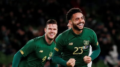 Republic of Ireland's Derrick Williams celebrates scoring their first goal in a recent friendly win against New Zealand. Reuters