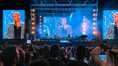 Williams told the crowd that he and his family, including three children, had done a desert safari on their trip to Dubai. Courtesy MSL