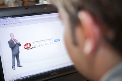 Jeeves was on hand to answer a multitude of questions. Getty Images