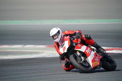 Dania Akeel is a motorcycle racer, and features in the latest edition of 'Under the Abaya'. Photo by Ivan Stan