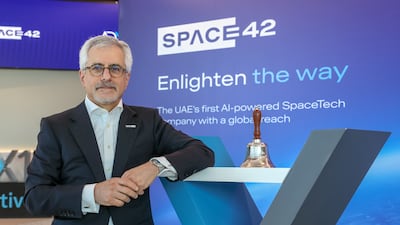 Space42 managing director Karim Sabbagh. Victor Besa / The National