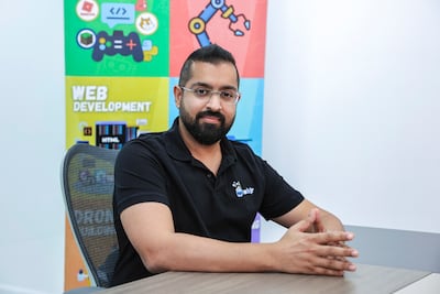 Hannan Moti has a comfortable 12-month runway where he can manage expenses if everything comes down to zero. Victor Besa / The National