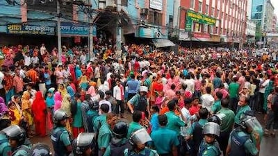 Bangladesh's 3.5 million garment workers are the world's most poorly paid employees, earning less than half of the average $150 monthly wage the UK charity ActionAid claims they should be paid.