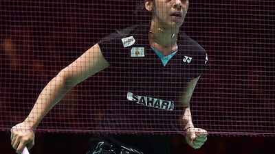 Saina Nehwal has won 16 career badminton singles titles since her first tournament win in 2006. Ben Stansall / AFP