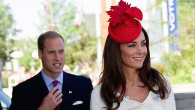 The Duke and Duchess of Cambridge at a citizenship ceremony in Gatineau, Quebec, Canada on Friday. The royal couple head to Los Angeles on July 10.