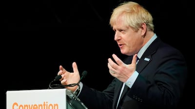 Boris Johnson was accused of not really believing in Brexit by former PM David Cameron. Getty