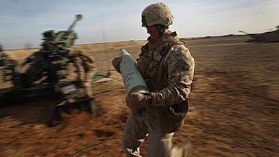 US marines prepare for an attack on the town of Marjah, which is gearing up to be the most closely watched test of the shift in American strategy in Afghanistan.