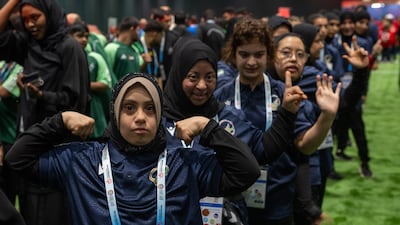 Athletes arrive for the opening ceremony