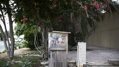 Seen here is a cooler across from Gate 4 of Safa park. It was set up by a family for members of the public to use. In a country like the UAE having access to running water under the beating sun is always welcome. Lee Hoagland / The National