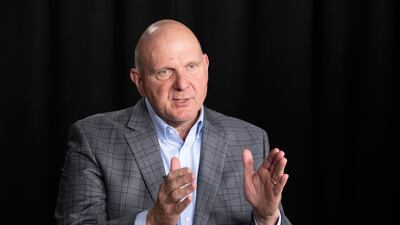 Steve Ballmer is the world's eighth-richest person with a fortune of $84.1 billion. AP