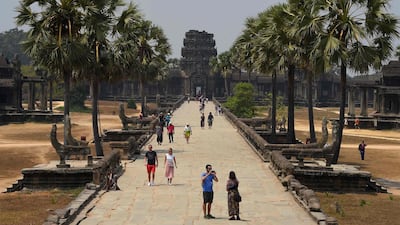Angkor Wat pictured on March 8, 2020. AFP Photo