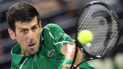 Novak Djokovic of Serbia. EPA