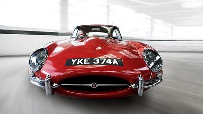 Up close with an E-Type Coupe. Courtesy Jaguar