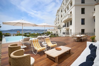 The Villa Jardin swimming pool. Photo: Caudwell