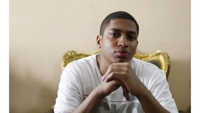 The local rapper Hussain 'Sain' Hashim. Sarah Dea / The National