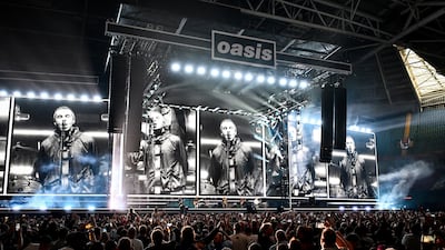 Oasis have been entertaining huge crowds on their revival tour this summer and have played Roll With It on every night so far. Getty