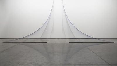 In-Between Spaces, the central installation from Haleh Redjaian's exhibition of the same name. Courtesy Gallery Isabelle van den Eynde