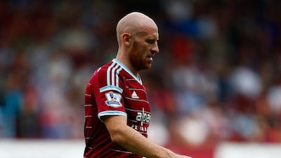 Centre-back: James Collins, West Ham United. A redoubtable figure at the heart of a Hammers back four who conceded only a extraordinary David Silva goal. (Photo: Julian Finney / Getty Images)