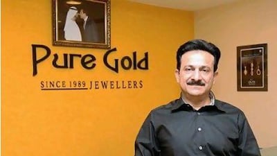Firoz Merchant, the chairman and founder of Pure Gold Jewellers, says volatility in the gold price is confusing consumers. Pawan Singh / The National