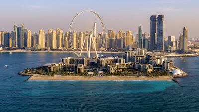 The Al Ain Dubai wheel on Bluewaters Island, close to Caesars hotel. Photo: Caesars Bluewaters Dubai