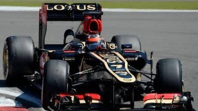 The company that built Burj Khalifa will join Microsoft, Unilever and Coca-Cola as sponsors of the Lotus F1 team featuring Kimi Raikkonen. Patrik Stollarz / AFP