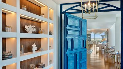 The entrance to Waterfront Kitchen, the hotel's all-day dining restaurant