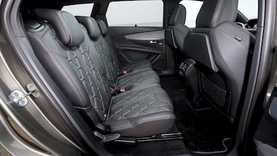 Peugeot's Nappa stitched seating.
