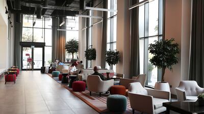 The lobby in the hotel. Pawan Singh / The National