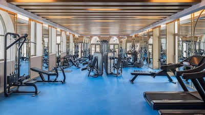 The gym. Rixos Saadiyat Island