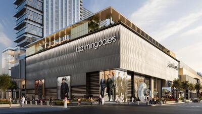 Above, the Al Maryah Central mall exterior showing Bloomingdales. Courtesy Gulf Related