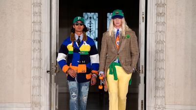 Ralph Lauren staging a sumptuous display of his well-honed ethos of casual luxury. AP
