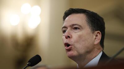 FBI director James Comey testifies on Capitol Hill in Washington. Manuel Balce Ceneta / AP
