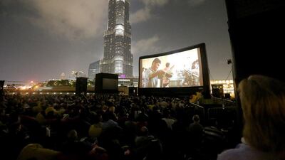 The documentary film, Champ of the Camp, reduced many to tears at its premiere at Burj Park in Dubai last night. Satish Kumar / The National