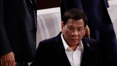 Philippines President Rodrigo Duterte pictured earlier this year. There has been a worrying rise in ISIS attacks on the country. Getty