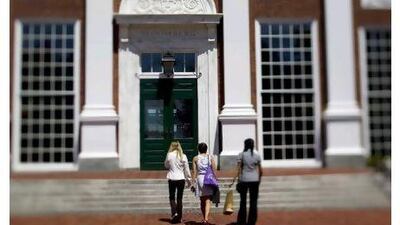 Harvard was the priciest in Bloomberg's ranking of top US business schools, clocking in at $126,576 per annum. Brent Lewin / Bloomberg News