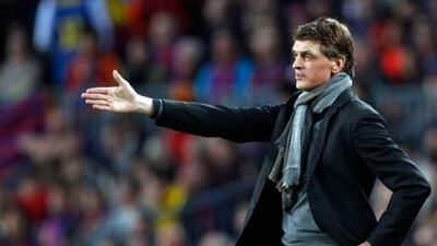 Tito Vilanova, 44, is undergoing treatment for cancer.
