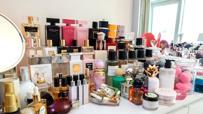 The UK national experiments with make-up and fills up counters with beauty products