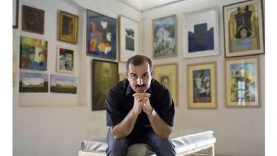 "Crazy Rostam": The painter is a walking, talking contradiction - both utterly miserable and doing the only thing he could ever do.