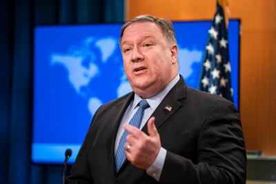 US Secretary of State Mike Pompeo. EPA