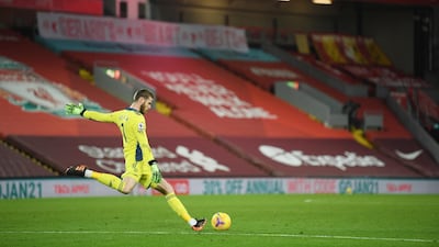 MANCHESTER UNITED PLAYER RATINGS: David De Gea - 7. Little to do despite strong Liverpool pressure in the first 30 minutes as they flew at United having had no games since United played their last two. Reuters
