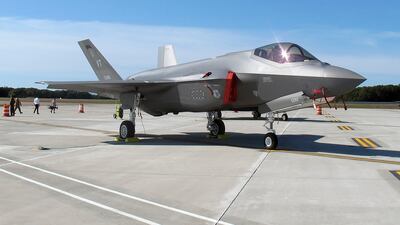 Swiss officials have signed a procurement contract to acquire three dozen F-35 fighter jets from the US, part of a plan to update its air force. AP