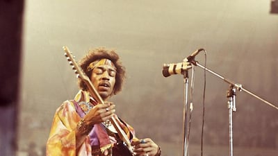 Jimi Hendrix topped both of Rolling Stone magazine’s influential 100 Greatest Guitarists of All Time lists. David Redfern / Redferns / Getty Images