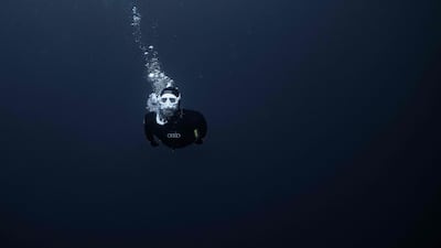 The freediver plans to return next winter