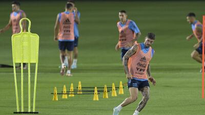 Argentina midfielder Rodrigo De Paul. AFP