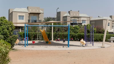 A play park is close to the villa.