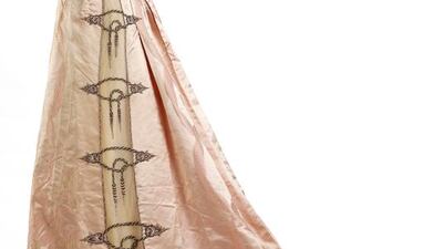 Swarovski will have a special show in Dubai to celebrate it’s 120th anniversary and showcase new works. Shown here is a 1910 gown by Charles Frederick Worth. Courtesy Swarovski