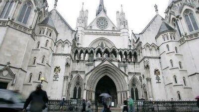 The Royal Courts of Justice in London. AP