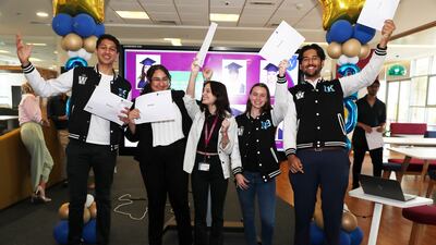 One pupil, from Gems Wellington International School in Dubai, achieved the highest possible score of 45